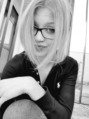 hair, smile, cool, glasses, monochrome, sunglasses