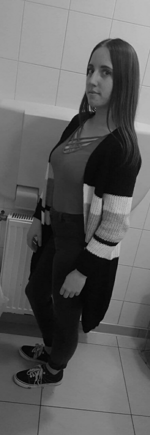 standing, monochrome