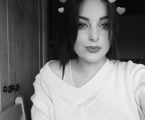 eyelash, smile, monochrome