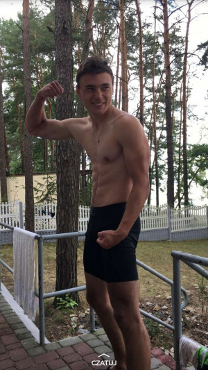 muscle, dude, shorts