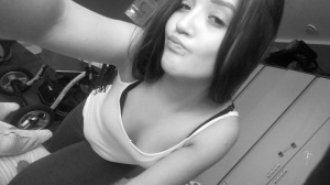 selfie, monochrome