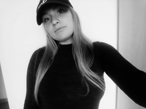 hair, monochrome, model, hat