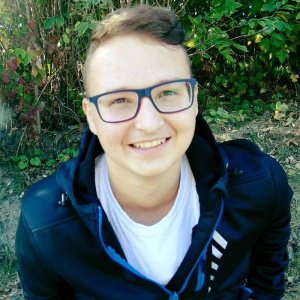 smile, cool, glasses