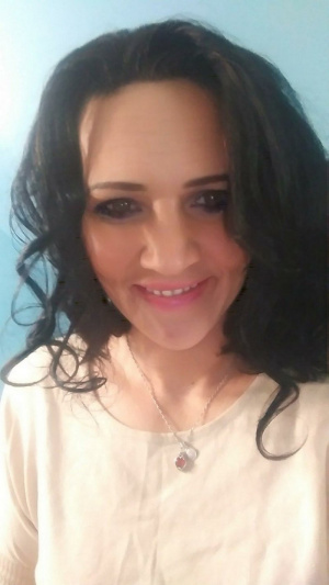 hair, skin, smile