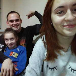 hand, selfie, fun, smile