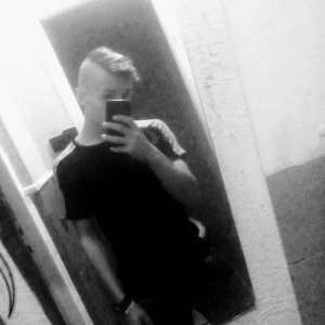 selfie, monochrome