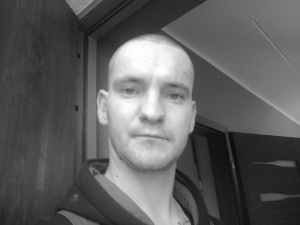 selfie, monochrome