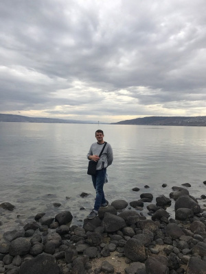 jeans, sky, lake