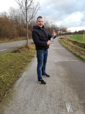 jacket, jeans, denim, road, asphalt