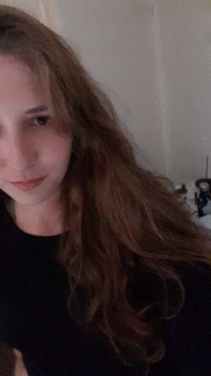 hair, selfie, smile, ear