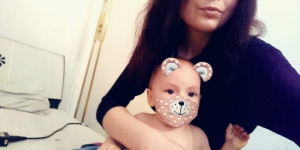 mouth, skin, hand, selfie, baby