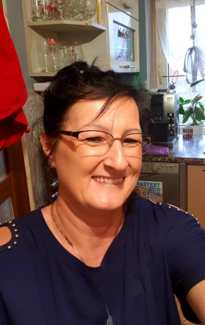 smile, glasses