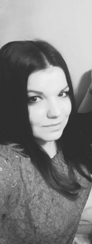 smile, monochrome