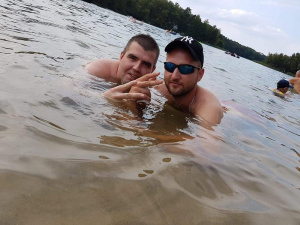 muscle, vacation, sunglasses, bathing