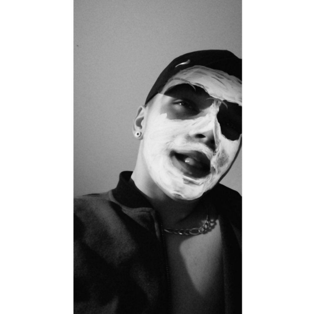 mouth, selfie, smile, cool, monochrome