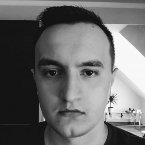 selfie, monochrome