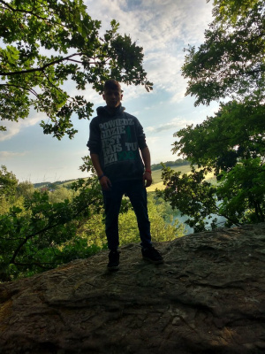 jeans, sky, leisure, standing, forest, branch