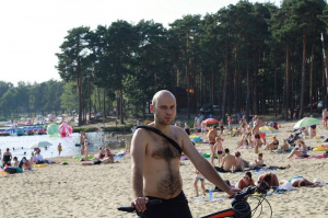 leisure, muscle, beach