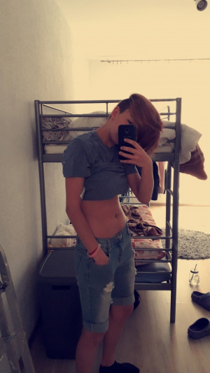 selfie, fun, cool, muscle, standing, room