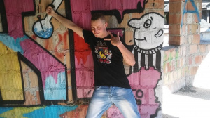 jeans, wall