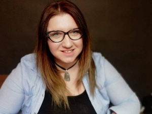 mouth, hair, smile, glasses