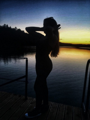 sky, standing, lake