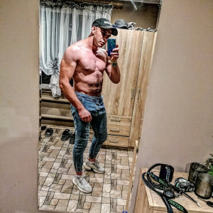 jeans, denim, muscle, dude, person