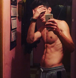 hand, jeans, muscle