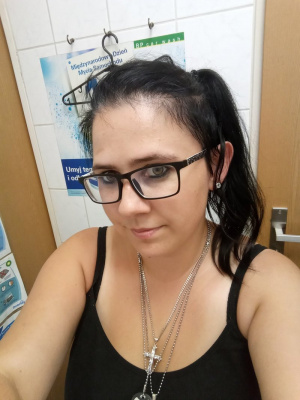 hair, cool, glasses, necklace