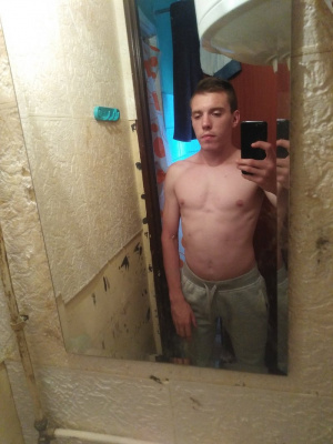 muscle, dude, wall