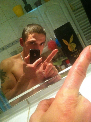 hand, selfie, fun, muscle
