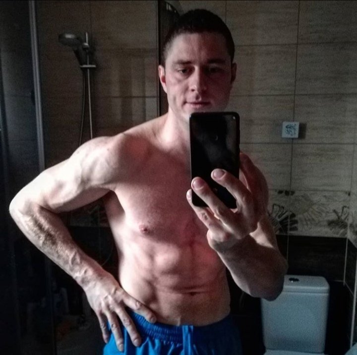 hand, selfie, muscle, dude
