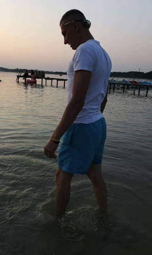fun, muscle, vacation, standing, event, shorts, beach