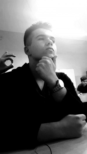 hand, sitting, monochrome
