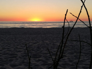 sky, beach, sunset