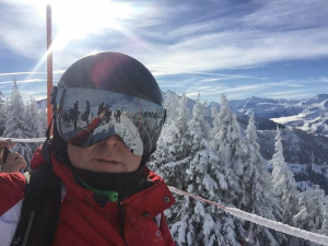 mountain, helmet