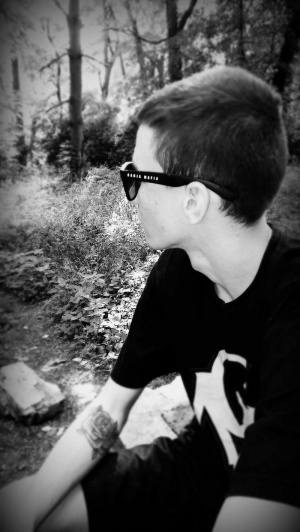 cool, glasses, ear, monochrome