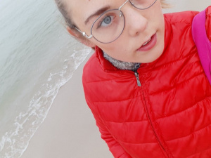 mouth, skin, jacket, outerwear, smile, cool, glasses, ear