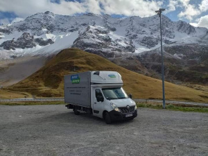 vehicle, car, mountain, van