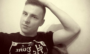 selfie, cool, muscle, monochrome