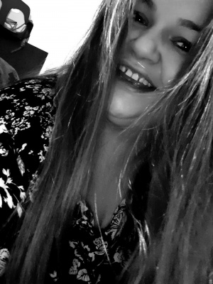 smile, monochrome, model