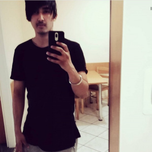 selfie, cool, muscle, standing