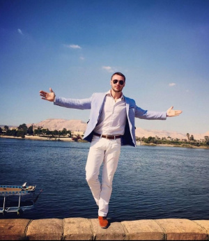 jacket, jeans, sky, vacation, standing