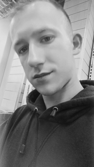 selfie, monochrome