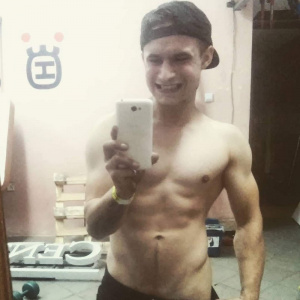 selfie, muscle, dude, person