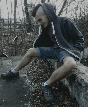 jeans, denim, cool, sitting, model