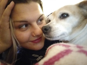 skin, selfie, dog, pet