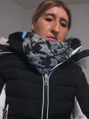 jacket, outerwear, scarf