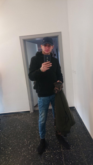 outerwear, jeans, standing