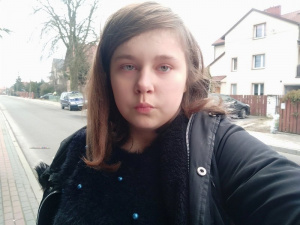 hair, selfie, jacket, smile